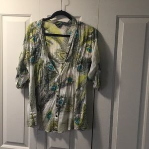 Loose mid sleeve top!